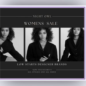 Now!! 2/19 at 2:30am est Women’s Designer Brands Low Starts